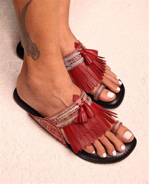 Brocade Sandals .